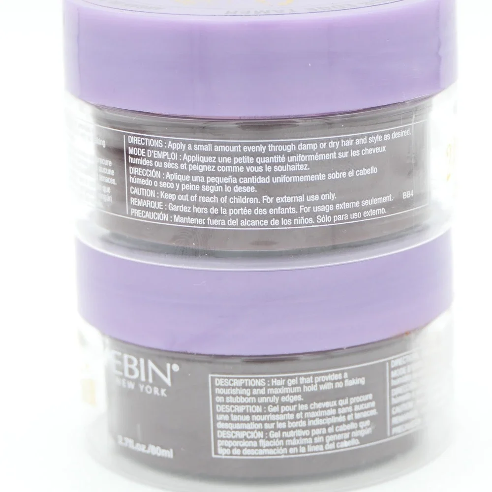 EBIN 24Hr Edge Tamer Argan Oil Extreme Firm Hold 2 Pack 2.7 fl oz Ea EXT80